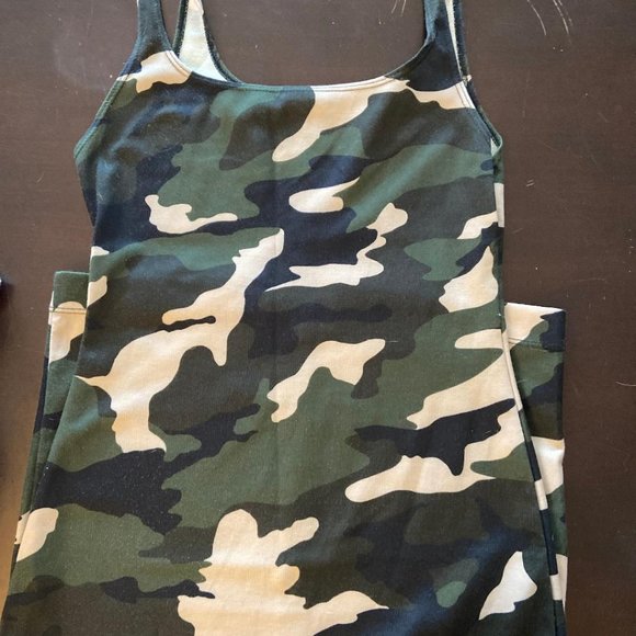 Zara Camouflage Midi Dress - Picture 3 of 5